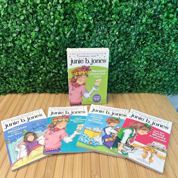 Junie B. Jones's Second Boxed Set Ever Books 5-8 by Barbara Park Paperback - Picture 1 of 9